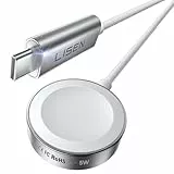 LISEN 5W für Apple Watch Ladekabel, Magnetisch Schnelles Gewebte USB C Schnellladekabel für Apple Watch Ultra 3, Ladekabel USB C kompatibel mit iWatch Modelle 11/10/9/S8/S7/Ultra 2/SE, iWatch Zubehör