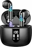 Drsaec Bluetooth 5.4 Kopfhörer, 6D Tiefer Bass In Ear Kopfhörer Kabellos Bluetooth 2026 Neu Kabellose Kopfhörer mit 4 ENC Mic, 56 Std Noise Cancelling Ear Buds, USB-C, IP7 Wasserdicht Sport Ohrhörer