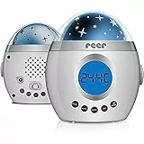 reer 52050 MyMagicStarlight Einschlaflicht mit Sternenprojektor und Musikfunktion, Kunststoff, Weiß, 1 Stück (1er Pack)