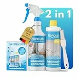 ABACUS® Schimmelentferner Spray & Gel mit Pinsel, Antischimmelspray mit Hafteffekt, extrem starkes Anti-Schimmel-Gel entfernt Schimmel, Pilze & Stockflecken in Minuten! (7819)