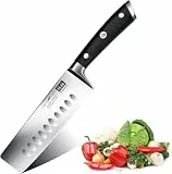 SHAN ZU Kochmesser Nakiri Küchenmesser Profi Messer Chefmesser 16.5 cm Allzweckmesser Deutscher Edelstahl Extra Scharfe Messerklinge mit ergonomischer Griff Exquisiter Geschenkverpackung