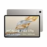 Honor PAD X9a, 11.5' Honor Fullview Display, 8300mAh Langzeitakku, schlankes Metalldesign, Gray, WiFi