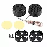 Qiilu 12V 500W Autolautsprecher Audio, schwarzer Mini Autolautsprecher Audio Hochtöner 200mm 98dB Lautsprecher Autolautsprecher hochtöner Auto