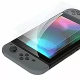 eXtremeRate Schutzfolie für Nintendo Switch(2 Stück),Panzerglas Schutzfolie Displayschutzfolie Folie Panzerglasfolie für Nintendo Switch[Kratzfest,Anti-Fingerabdruck,Bruchsicher,Blasenfrei]-Clear