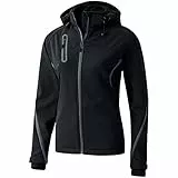 Erima Damen Softshelljacke Function (906203), schwarz/anthrazit, 38
