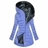 Herbstmäntel für Damen 2025 Pufferjacke mit Kapuze Verdickter Puffermantel Warme Jacken Trendige Outfits Kleidung