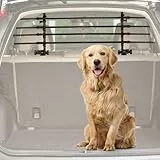 JOYTUTUS Schutzgitter Auto Hundegitter aus Kohlenstoffstahl Hundeschutzgitter Trenngitter Gepäckgitter Universal für Kofferraum 32-46CM * 85-140CM