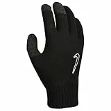 Nike Herren Herren Handschuhe Knitted Tech and Grip Handschuhe, 091 Black/Black/White, L/XL, 9317-27