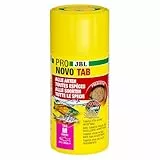 JBL PRONOVO TAB, Futter für alle Aquarienfische von 1-20 cm, Fischfutter-Tabletten, Größe M, 100 ml