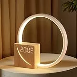 blonbar 10W Nachttischlampe mit USB-Ladefunktion, Wake Up Licht Wecker Touch Control Dimmbar Tischlampe Einschlafhilfe Babys & Erwachsene, 3 Stufige Helligkeit Nachtlicht für Schlafzimmer Wohnzimmer