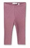 Sanetta Mädchen-Leggings Rosa | Hochwertige und elastische Leggings aus Bio-Baumwolle für Mädchen. Leggings mit elastischem Bund aus Rippe | Kinder Bekleidung