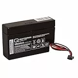 Q-Batteries 12LS-0.8 12V 0,8Ah AGM Blei-Vlies Akku für Heim & Haus Rolladen