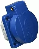 Mennekes 101700021 Schukostecker-Einbaudose 16 A / 230 V, Schutzart IP 54, Blau