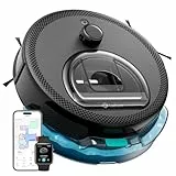 LEFANT M330 Pro 3-in-1 Roboterstaubsauger, 5000Pa Saugroboter mit Wischfunktion,150Min Staubsaugerroboter mit dToF-Navigation, 190°-PSD-Hindernisvermeidung, ideal für Tierhaare, WLAN/Alexa/App