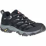 Merrell Herren Moab 3 GTX Wanderschuh, Black Grey, 44 EU