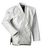 Ju-Sports BJJ Jacke Select Neo Weiß A2L I Jujutsu Anzug für Erwachsene I Kampfanzug mit Lycra-Einsatz im Schulterbereich I Mit Kontrastnähten I 100% Baumwolle