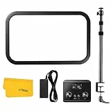 Godox ES45 E-Sports LED Licht Kit mit Verstellbarem Clip Lichtständer, CRI 96 TLCI 97, Unterstützung der drahtlosen APP / 2.4G-Steuerung für Live Game Shooting Stream Portrait Videokonferenzen