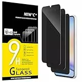 NEW'C 3 Stück, Sichtschutz für Samsung Galaxy A34 5G für Panzerglas, Verbesserter 28-Grad-schutzwinkel, Ultra-Haltbare 9H Härte, Blasenfrei