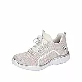 Rieker Damen Sneaker M5070, Frauen Schnürhalbschuhe,Sneaker,Freizeitschuhe,Women's,Woman,Ladies,Schnuerschuhe,Shoes,Multi (90),41 EU / 7.5 UK