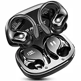 Bluetooth 5.4 Kopfhörer Sport, 75Std 3D-Stereo Kopfhörer Kabellos Bluetooth, IP-X8 Wasserdicht Tiefer Bass Wireless Earbuds, 4 ENC Noise Cancelling Mic Headphones, 7g USB-C in-ear Ohrhörer Gym Joggen
