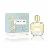 Elie Saab Girl of Now 50 ml – Eau de Parfum für Frauen – Blumiger Gourmand-Duft – Süchtig Machende Noten von Mandel, Orangenblüte und Patschuli – Transparenter Glasflakon