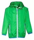 Playshoes Unisex Kinder Faltbare Regen-jacke Funktions-Jacke Regenmantel Regenbekleidung, Grün, 152 EU