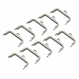 10 Stück Metall Geldbörse Rahmen Vintage Clasp Lock Clip für Geldbörse Tasche Herstellung DIY Zubehör, Dia. 3,3 Zoll