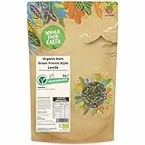 Wholefood Earth Organic Dark Green French Style Lentils 1kg GMO Free | Vegan | High Fibre | High Protein | Certified Organic