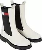 Tommy Jeans Damen TJW Long Chelsea Boot EN0EN02315 Mittelhohe Stiefel, Weiß, 37 EU
