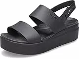Crocs Herren Brooklyn Low Wedge Sandalen, Black/Black, 39/40 EU