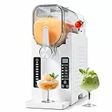 CHIVALZ Slush Maschine, 2L Slushie Machine für Zuhause für Slushi, Frappé, Milchshake & Margaritas, Ohne Eis Benötigt, LED Display, Selbstreinigend, Weiß, AD03, 6 Programmen+1 Pack