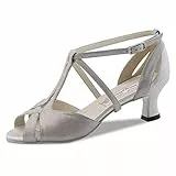 Werner Kern Damen Tanzschuhe Francis 5,5 - Farbe: Perl Silber - Größe: UK 6,5