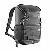 Mantona Fotorucksack Tokio – geräumiger Kamerarucksack mit 13 Zoll-Laptopfach, flexibler Innenaufteilung, Fototasche mit Stativhalterung & Trolley-Befestigung inkl. Regenschutzhülle