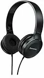 Panasonic RP-HF100ME-K On Ear Kopfhörer - Headset, 10-23.000 Hz, 30 mm Wandler, kompakt zusammenfaltbar, schwarz