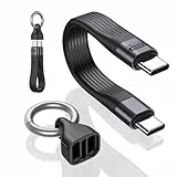 VAFOTON 240W USB C Kabel Kurz/USB C auf USB C Kabel Kurz 13cm/USB4.0 PD3.1 Schnellladekabel, 40Gbps Datenübertragung, 8K 60Hz Videoübertragung, Thunderbolt 3/4 for 1Phone16/15, MaBook/1Pad, Samsung,VR