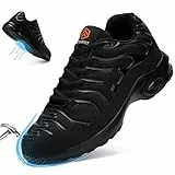 DYKHMILY Arbeitsschuhe Herren Sicherheitsschuhe Stahlkappenschuhe Arbeit