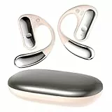 Open Ear Bluetooth Kopfhörer, Kabellos Bluetooth 5.3, mit 4 Mic, 40 Std Dual LED Anzeige Type-C IP7 wasserdichte ENC Sport Ohrhörer Khaki