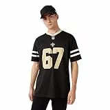 New Era New Orleans Saints T Shirt NFL Jersey American Football Fanshirt Schwarz - XXL