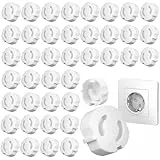 40 Stück Steckdosensicherung, Kindersicherung Steckdose, Steckdosenschutz Kindersicherung, Steckdosensicherungen Baby Mit Drehmechanik, Kinderschutz Steckdose, Steckdosensicherung Für Babys And Kinder