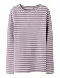 Name IT Mädchen Girl Oberteil Mit Langen Ärmeln Rippstrick Nkfsuraja XSL Ls Top Noos, Pirouette, 146-152 EU