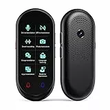 VDKOERT Z8 Sprachübersetzer Gerät,Übersetzungsgerät mit Sprachausgabe Translator,Übersetzer Echtzeit 138 Sprachen und Akzente mit WiFi/Offline/Foto Unterstützung für Reisen,Lernen und Business,Black
