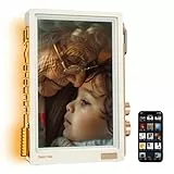 Divoom Times Frame – Digitaler Bilderrahmen,64GB Speicher, 10.1 Zoll Elektronischer Fotorahmen, Transparenter IPS HD Bildschirm 1280x800 HD Auflösung, Geschenk für Frauen Männer (weiß)