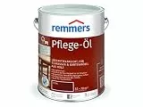 Remmers Pflege-Öl teak, 5 Liter, Holzöl für Holz innen und außen, wasserabweisend, wetterfest, für Gartenmöbel und Holzterrassen geeignet