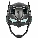 DC Comics Armor-Up Batman Maske mit Visier, 15+ Sounds und Sätzen, leuchtet auf, Batterien enthalten, Superhelden-Kostüm, Kinder-Rollenspiel für Jungen und Mädchen ab 4 Jahren