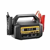 VTOMAN V-Truck Auto Starthilfe Powerbank-6000A 12V/24V Tragbare Batterie Booster für Lkw, Transporter und Traktoren (Alle Benzin und Diesel), Starter Powerbank mit LED-Taschenlampe & USB-Schnellladung