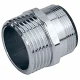 Gardena Perlstrahl-Gewindeadapter: Adapter zum Anschluss des Gardena Systems an Indoor-Wasserhähne mit Perlstrahlkopf, M 24 x 1 und 26,5 mm (G 3/4)- Außengewinde (18209-20)