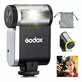 Godox iA32 Mini Kamerablitz Blitzgerät,8 Leistungsstufe (1/128~1/1),2.5s Recycle Time S1/S2 Optische Steuerung,A/M Modus,Godox iFlash für Fuji, Canon, Nikon, Sony, Olympus, Panasonic Kamera