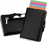 AISIR Slim Wallet mit Münzfach & RFID-Schutz - Mini Geldbörse Herren & Damen - Kartenetui Kreditkartenetui - Portmonee/Slim Wallet Herren/Farbbildreihe A-08 2025 Neu