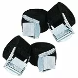 Gurt mit Schnalle, 4 Stück (2,5 cm x 5 m) Ratsche Spanngurte Befestigung Zurrgurte Spanngurte Gepäckgurte Van Gurte Frachtgurte für Fahrradträger Ladung Anhänger Auto Gepäck