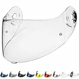 Everalo Kompatibel mit Xlite 802rr Visier - x803 - x802 - x802r - x702 - x661 - x603 - xsf 02 - Helmvisier Nolan Kompatibel Pinlock Ready (Klar)